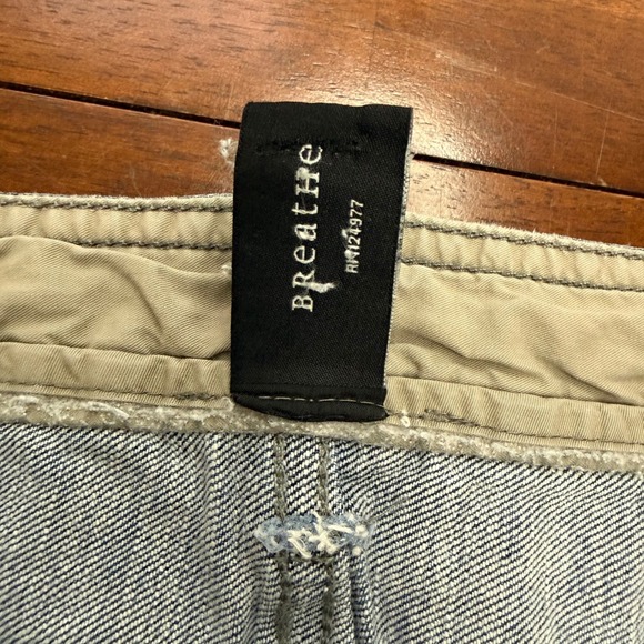 prAna Breathe Men's Jeans Size 34 Blue Denim Relaxed Fit Cotton Spandex Blend - Picture 7 of 14